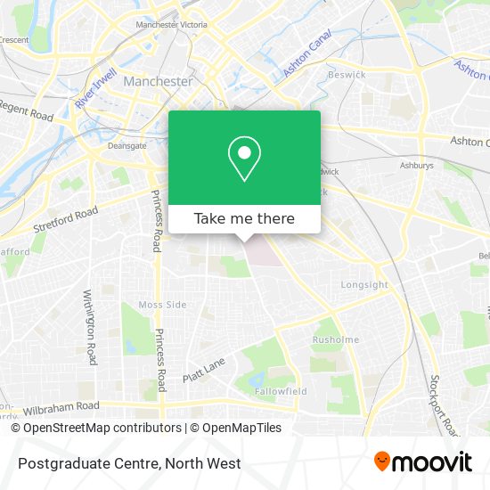 Postgraduate Centre map