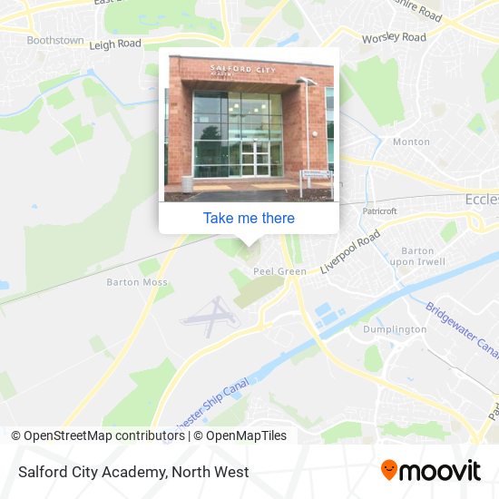 Salford City Academy map