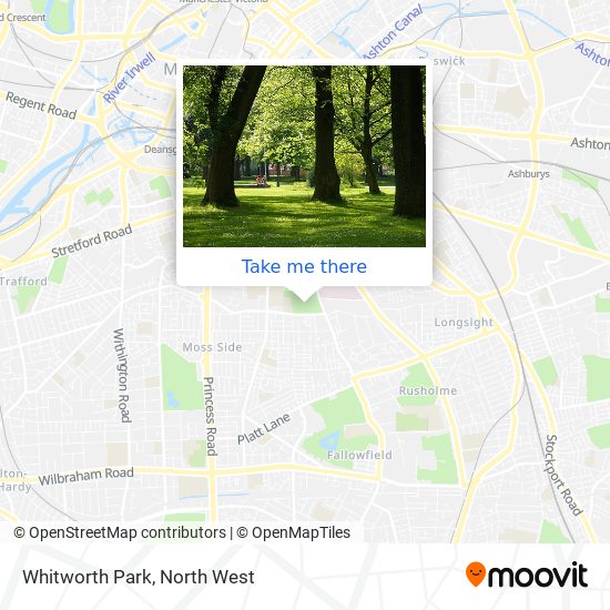 Whitworth Park map