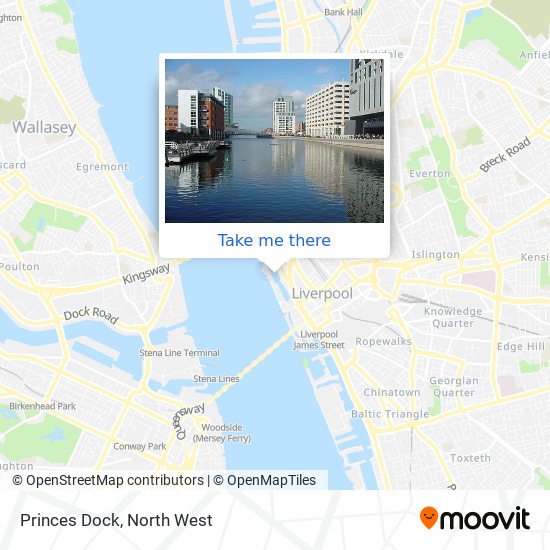 Princes Dock map
