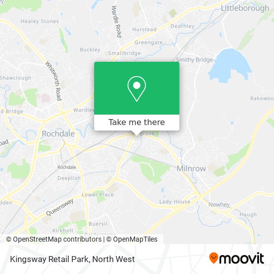 Kingsway Retail Park map