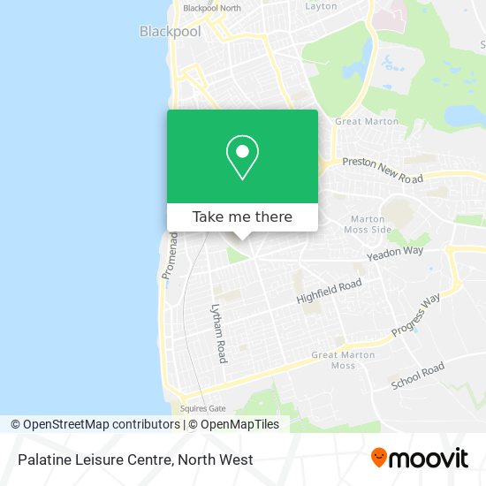 Palatine Leisure Centre map