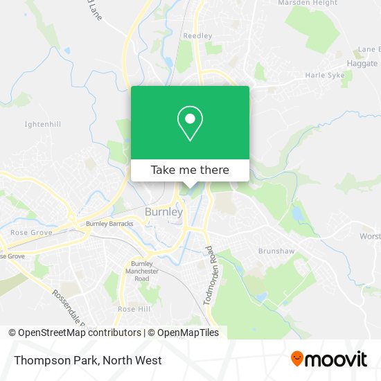 Thompson Park map