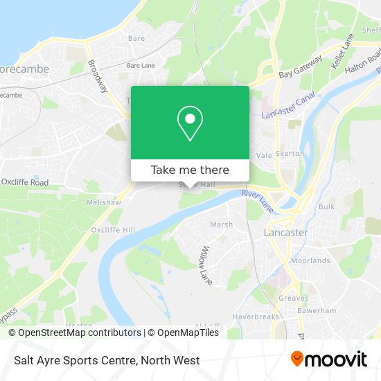 Salt Ayre Sports Centre map