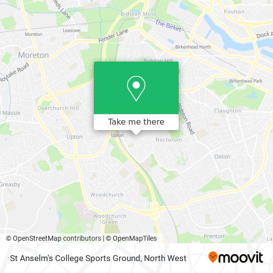 St Anselm's College Sports Ground map