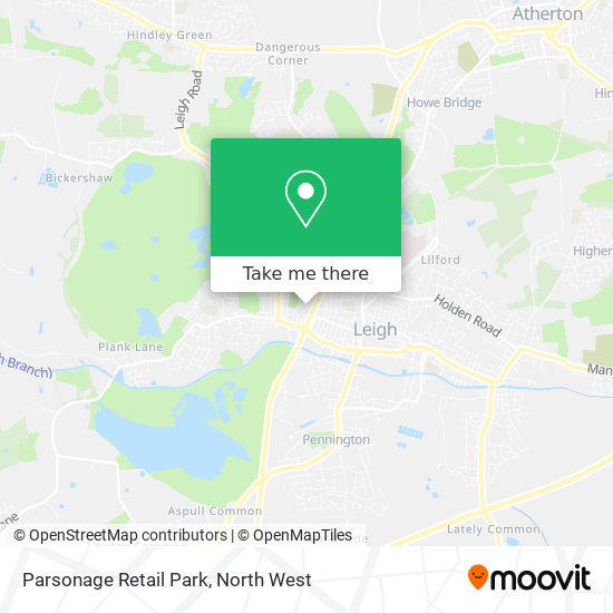 Parsonage Retail Park map