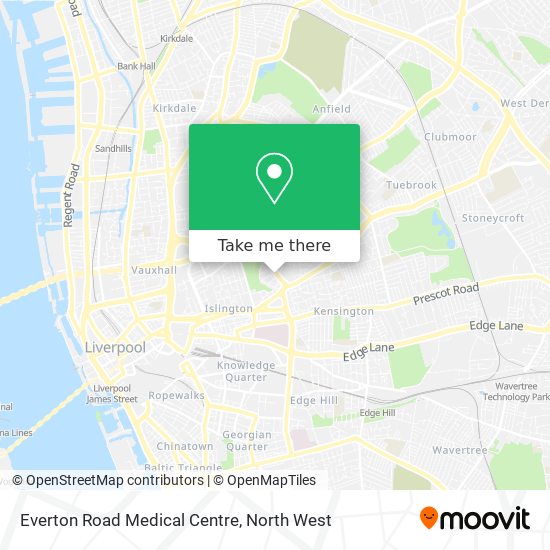 Everton Road Medical Centre map