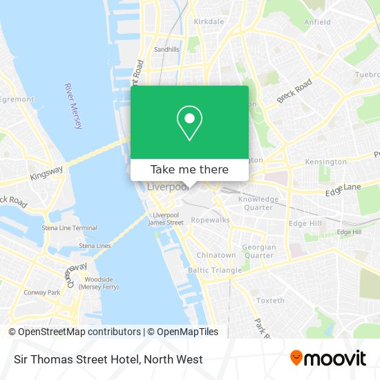 Sir Thomas Street Hotel map