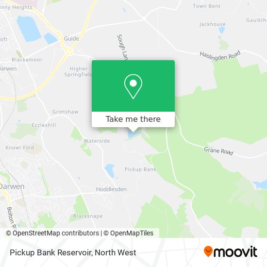 Pickup Bank Reservoir map