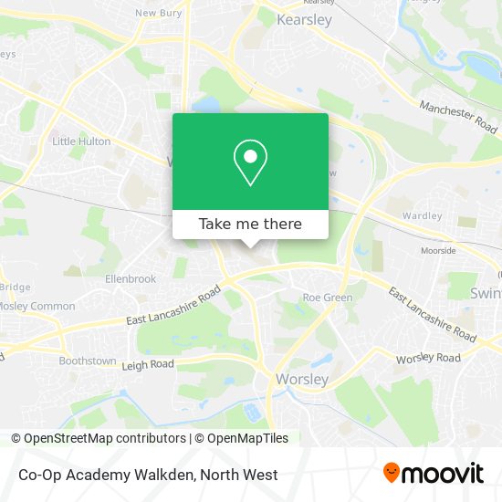 Co-Op Academy Walkden map