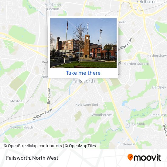 Failsworth map