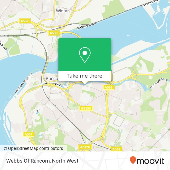 Webbs Of Runcorn map