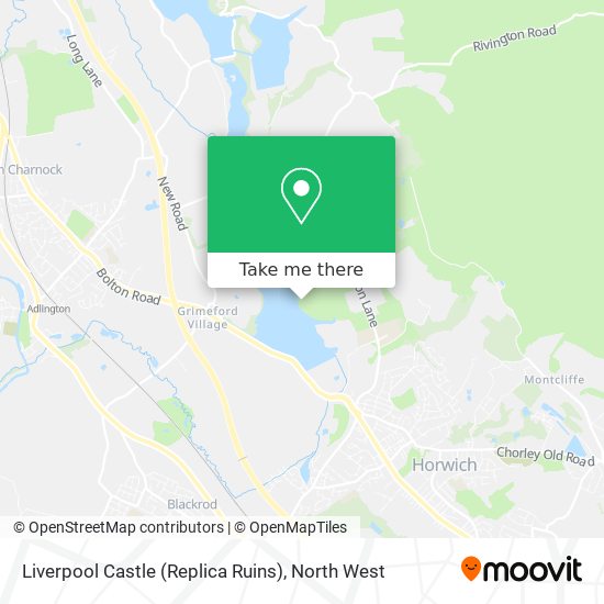 Liverpool Castle (Replica Ruins) map