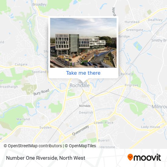 Number One Riverside map