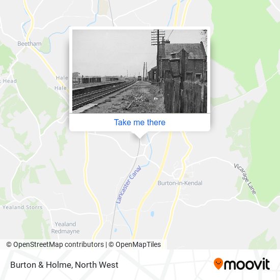 Burton & Holme map