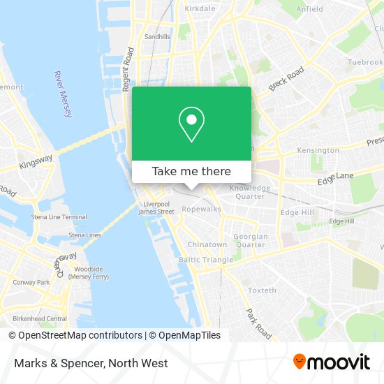 Marks & Spencer map