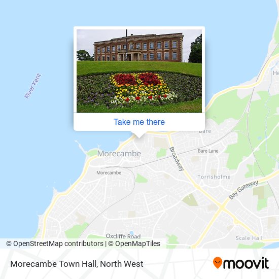 Morecambe Town Hall map