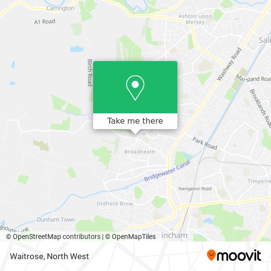 Waitrose map