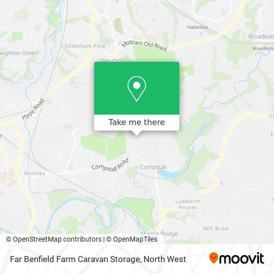 Far Benfield Farm Caravan Storage map