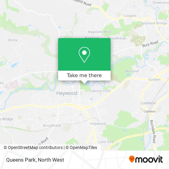 Queens Park map