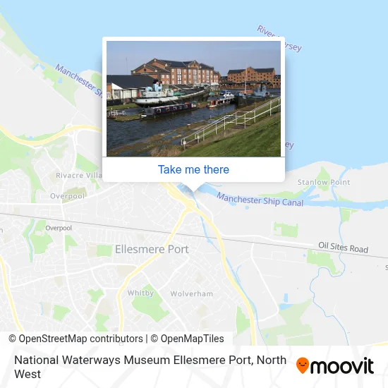 How to Get to National Waterways Museum Ellesmere Port by Bus or Train?