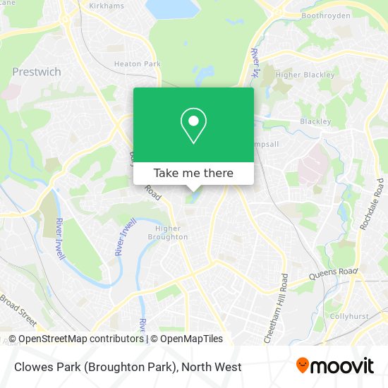Clowes Park (Broughton Park) map