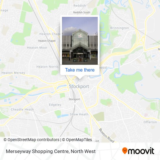 Merseyway Shopping Centre map