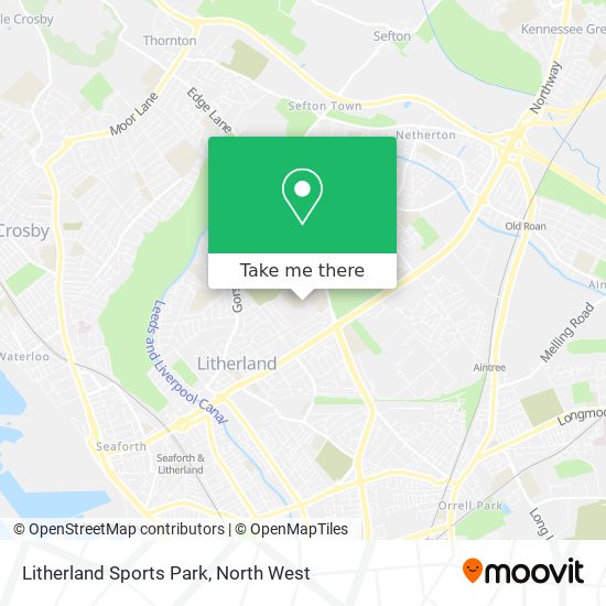 Litherland Sports Park map