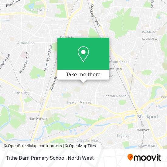 Tithe Barn Primary School map