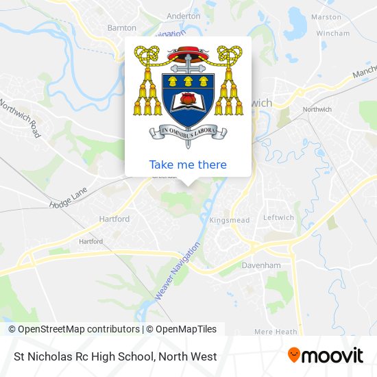 St Nicholas Rc High School map