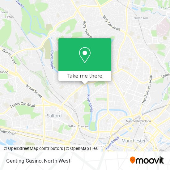 Genting Casino map
