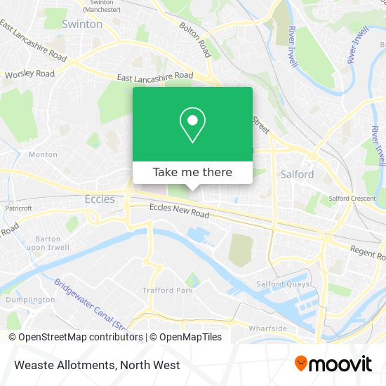Weaste Allotments map