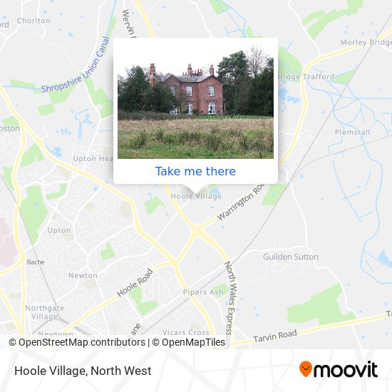 Hoole Village map