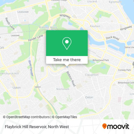 Flaybrick Hill Reservoir map