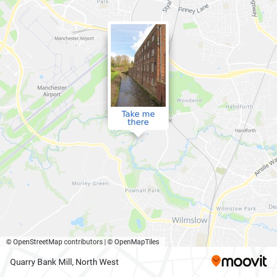 Quarry Bank Mill map