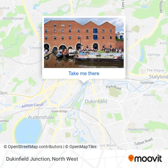 Dukinfield Junction map