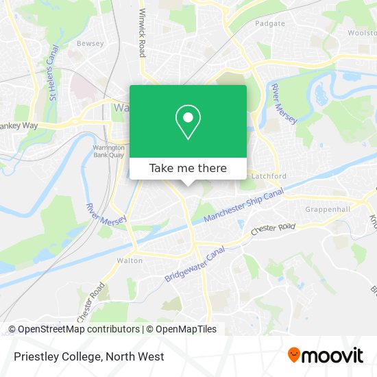Priestley College map