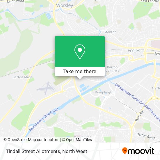 Tindall Street Allotments map