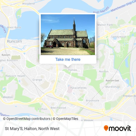 St Mary'S, Halton map