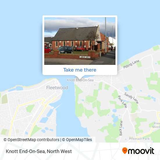 Knott End-On-Sea map