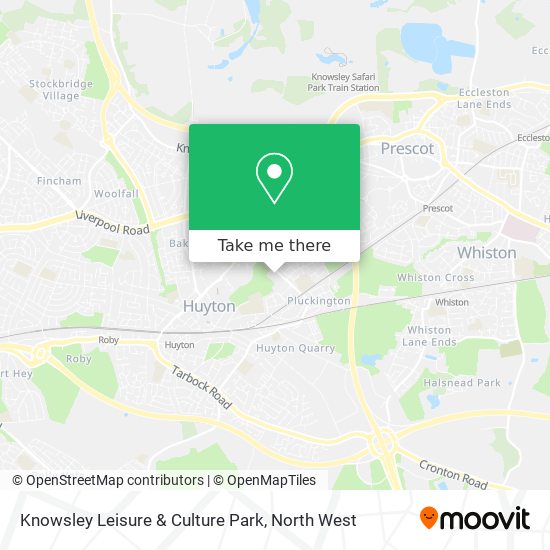 Knowsley Leisure & Culture Park map