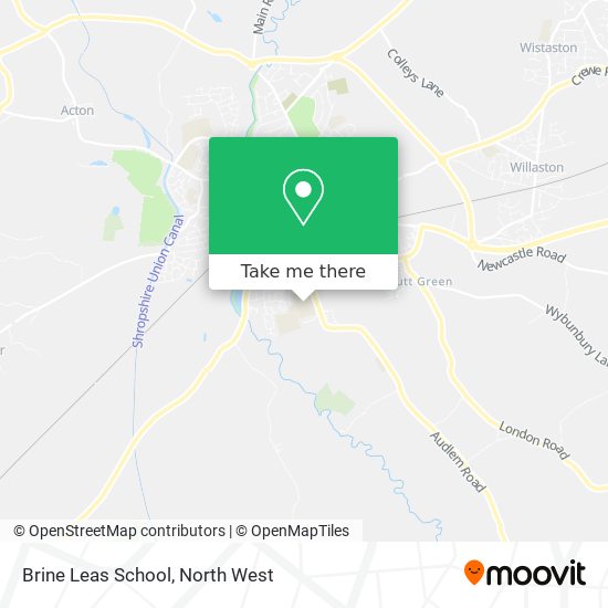 Brine Leas School map