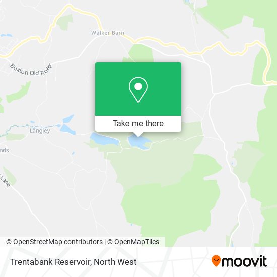 Trentabank Reservoir map