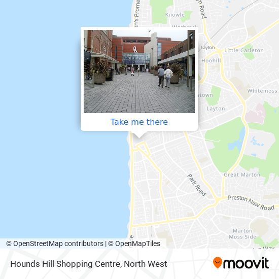 Hounds Hill Shopping Centre map