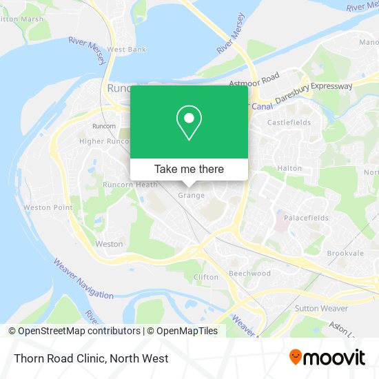 Thorn Road Clinic map