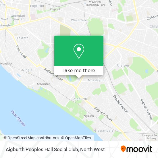 Aigburth Peoples Hall Social Club map