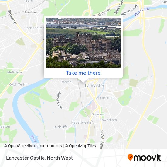 Lancaster Castle map