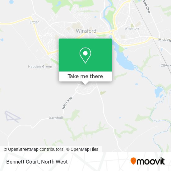 Bennett Court map