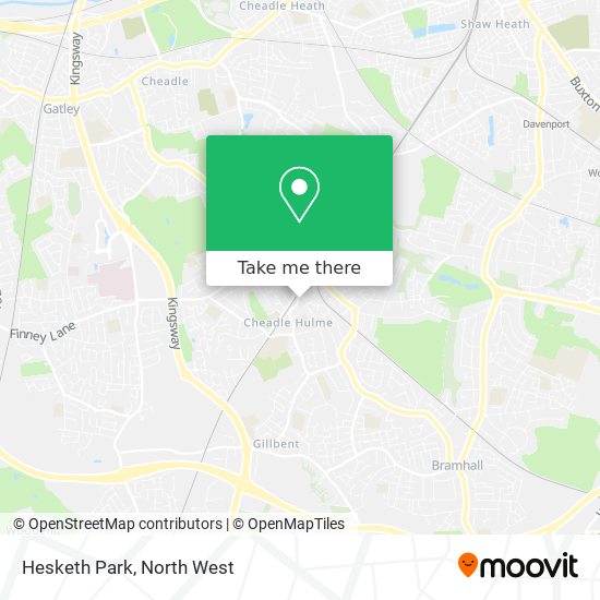 Hesketh Park map