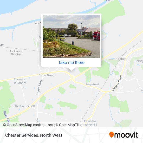 Chester Services map